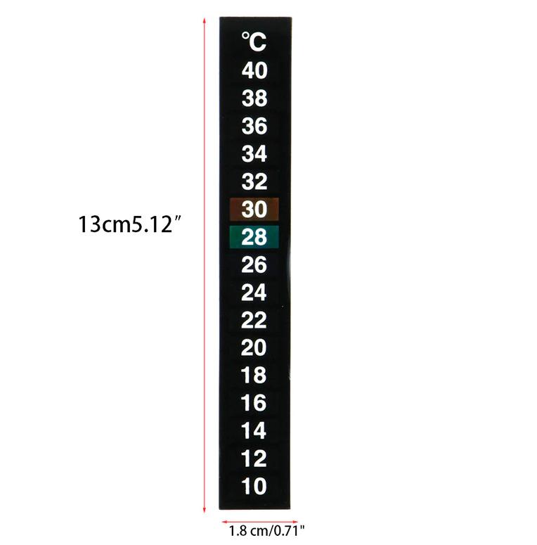 термометр-наклейка цифровой, +10 ~ +40&deg;C